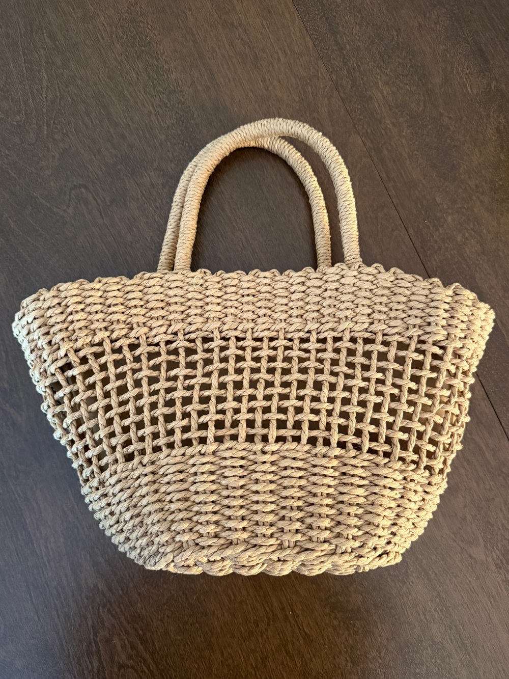 Woven Wicker Purse | Beach Bag